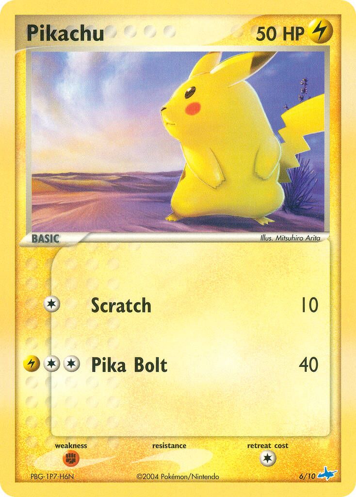 Pikachu 006/11 — EX trainer Kit (Latios) (English Pokémon TCG card)