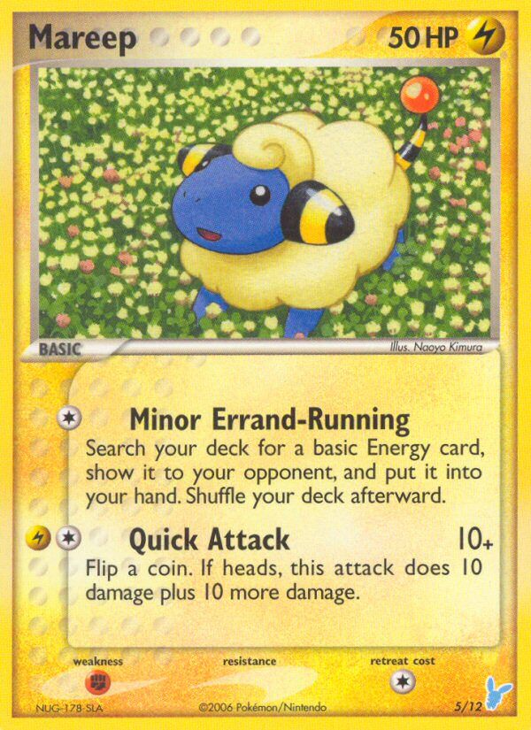 Mareep 005/13 — EX trainer Kit 2 (Minun) (English Pokémon TCG card)