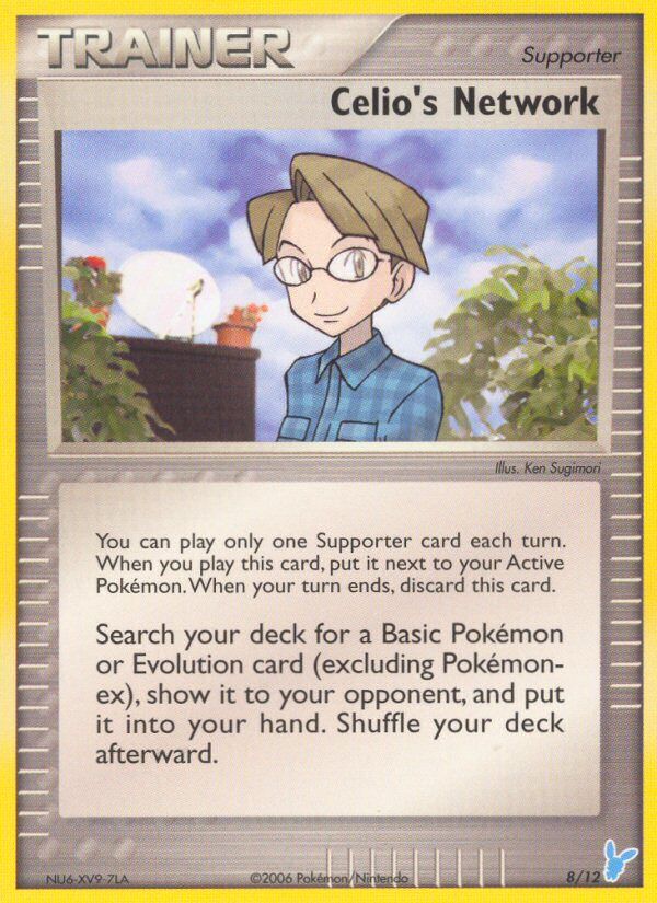 Celio's Network 008/13 — EX trainer Kit 2 (Minun) (English Pokémon TCG card)