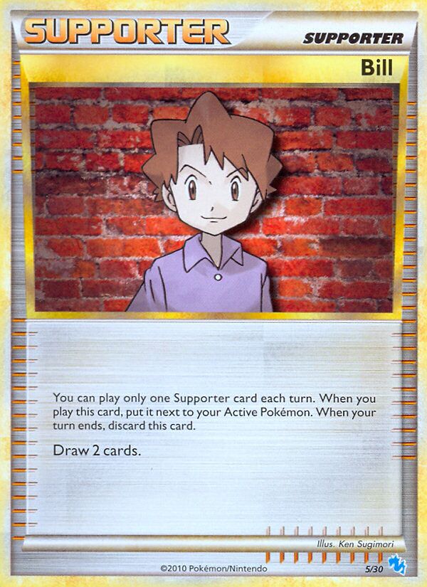 Bill Pokémon TCG cards