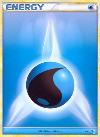 Water Energy 002/60 — HGSS Trainer Kit sets (Gyarados & Raichu) (English Pokémon TCG card)