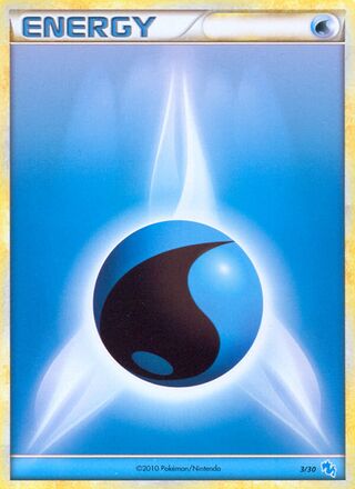 Water Energy 003/60 — HGSS Trainer Kit sets (Gyarados & Raichu) (English Pokémon TCG card)