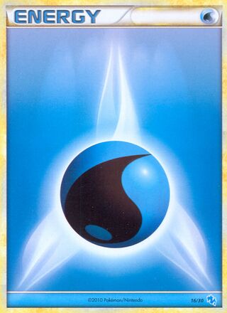 Water Energy 016/60 — HGSS Trainer Kit sets (Gyarados & Raichu) (English Pokémon TCG card)