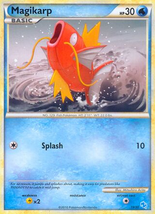 Magikarp 019/60 — HGSS Trainer Kit sets (Gyarados & Raichu) (English Pokémon TCG card)