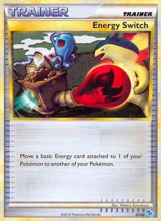 Energy Switch 021/60 — HGSS Trainer Kit sets (Gyarados & Raichu) (English Pokémon TCG card)