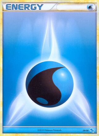 Water Energy 029/60 — HGSS Trainer Kit sets (Gyarados & Raichu) (English Pokémon TCG card)