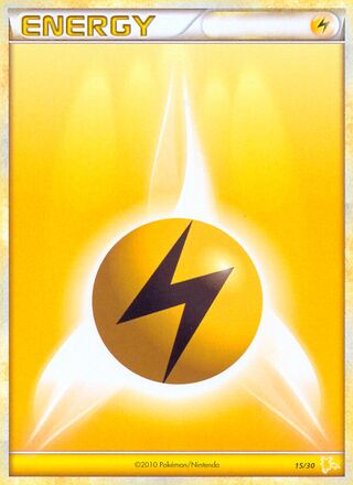 Lightning Energy 045/60 — HGSS Trainer Kit sets (Gyarados & Raichu) (English Pokémon TCG card)