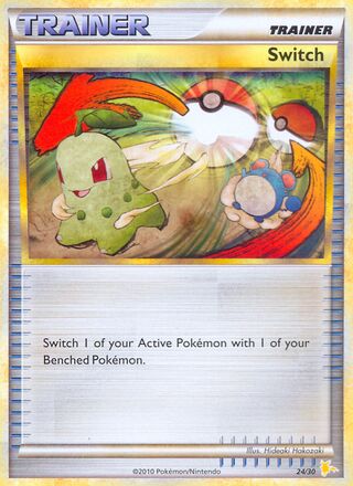 Switch 054/60 — HGSS Trainer Kit sets (Gyarados & Raichu) (English Pokémon TCG card)