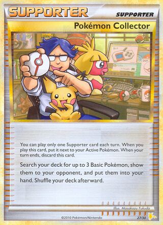 Pokémon Collector 057/60 — HGSS Trainer Kit sets (Gyarados & Raichu) (English Pokémon TCG card)