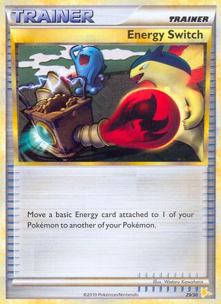 Energy Switch 029/30 — HGSS Trainer Kit (Raichu) (Japanese Pokémon TCG card)
