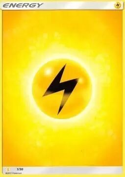 Lightning Energy 001/30 — SM trainer Kit (Alolan Raichu) (English Pokémon TCG card)