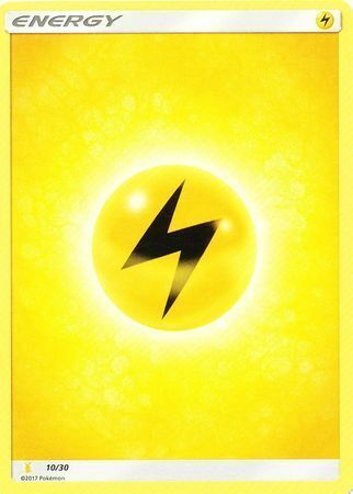 Lightning Energy 010/30 — SM trainer Kit (Alolan Raichu) (English Pokémon TCG card)