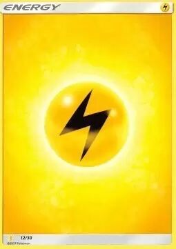 Lightning Energy 012/30 — SM trainer Kit (Alolan Raichu) (English Pokémon TCG card)