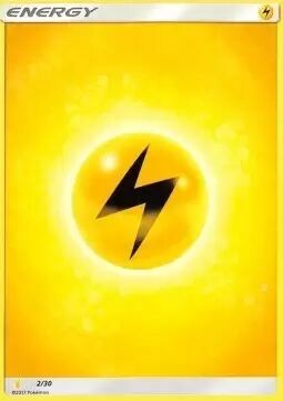 Lightning Energy 002/30 — SM trainer Kit (Alolan Raichu) (English Pokémon TCG card)