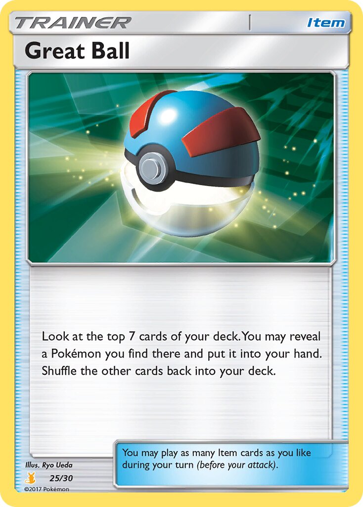 Great Ball 025/30 — SM trainer Kit (Alolan Raichu) (English Pokémon TCG card)