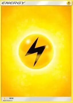 Lightning Energy 008/30 — SM trainer Kit (Alolan Raichu) (English Pokémon TCG card)