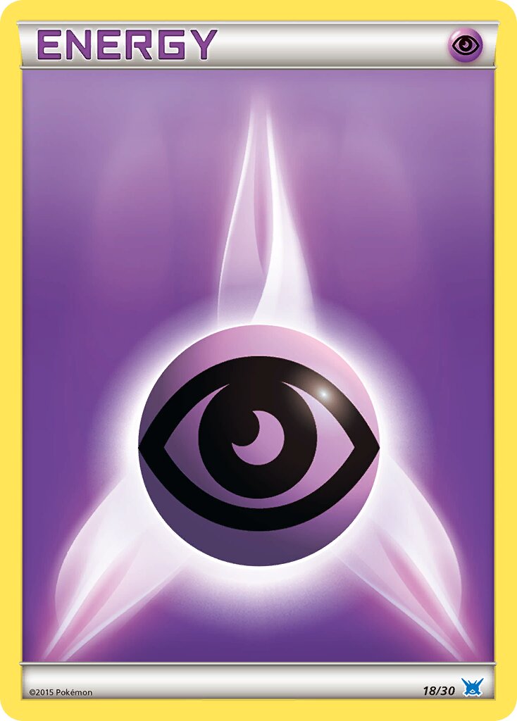 Psychic Energy 018/30 — XY trainer Kit (Latios) (English Pokémon TCG card)