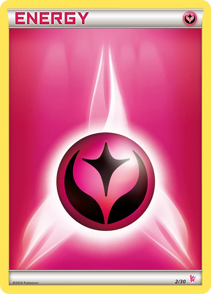 Fairy Energy 002/30 — XY trainer Kit (Sylveon) (English Pokémon TCG card)