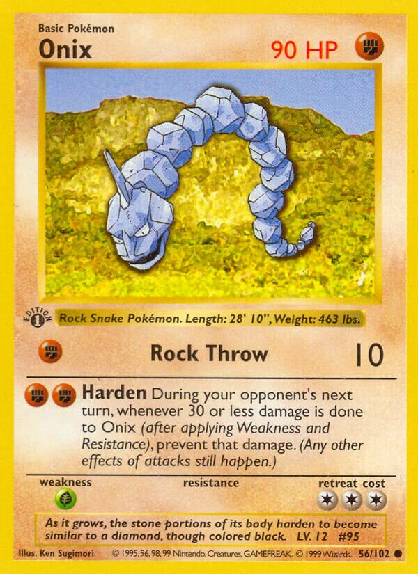 Onix 056 — Trainer Deck A (English Pokémon TCG card)