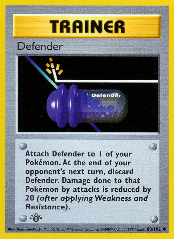 Defender 080 — Trainer Deck A (English Pokémon TCG card)