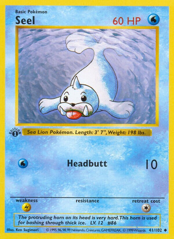 Seel 041 — Trainer Deck B (English Pokémon TCG card)
