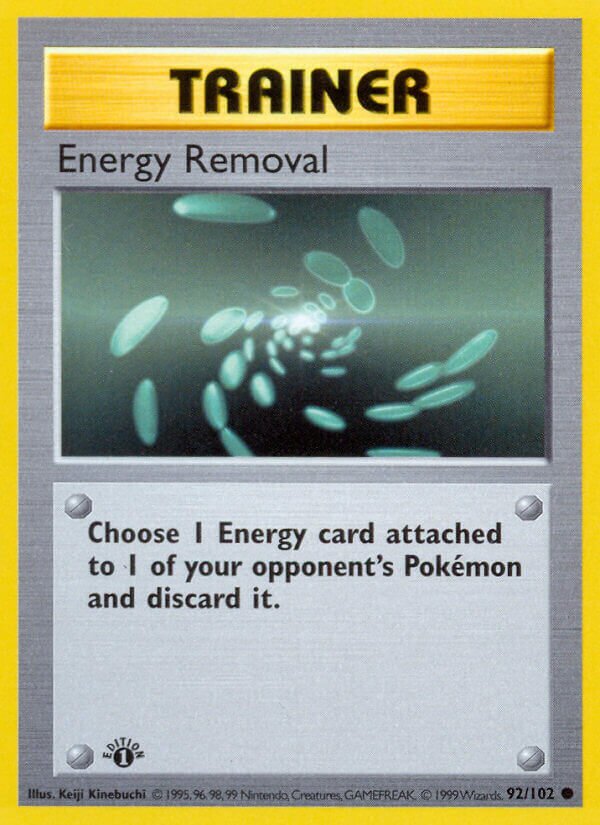 Energy Removal 092 — Trainer Deck B (English Pokémon TCG card)
