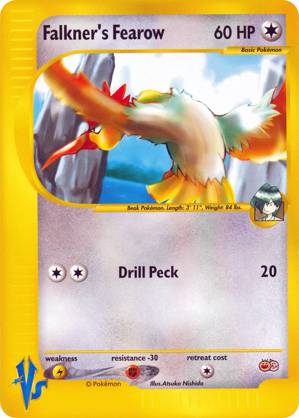 Falkner's Fearow 001 — Tropical Mega Battle (English Pokémon TCG card)