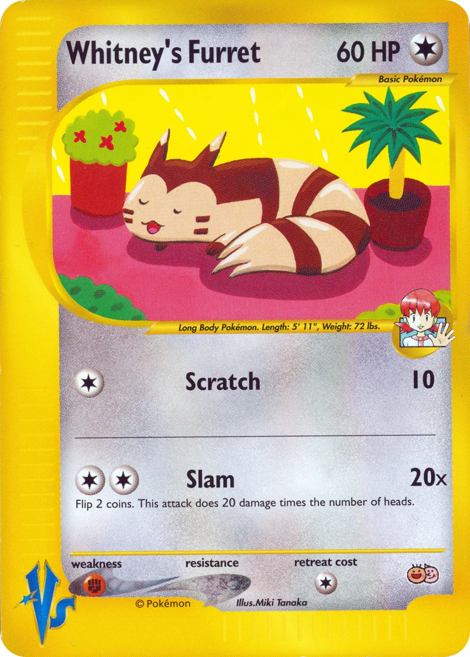 Whitney's Furret 004 — Tropical Mega Battle (English Pokémon TCG card)