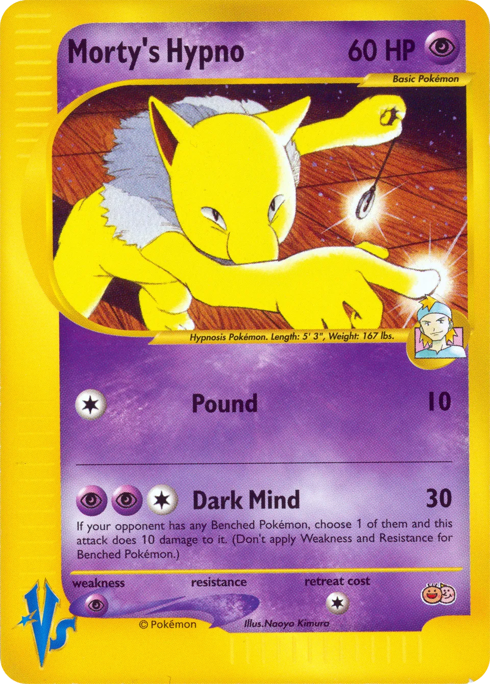 Morty's Hypno 005 — Tropical Mega Battle (English Pokémon TCG card)