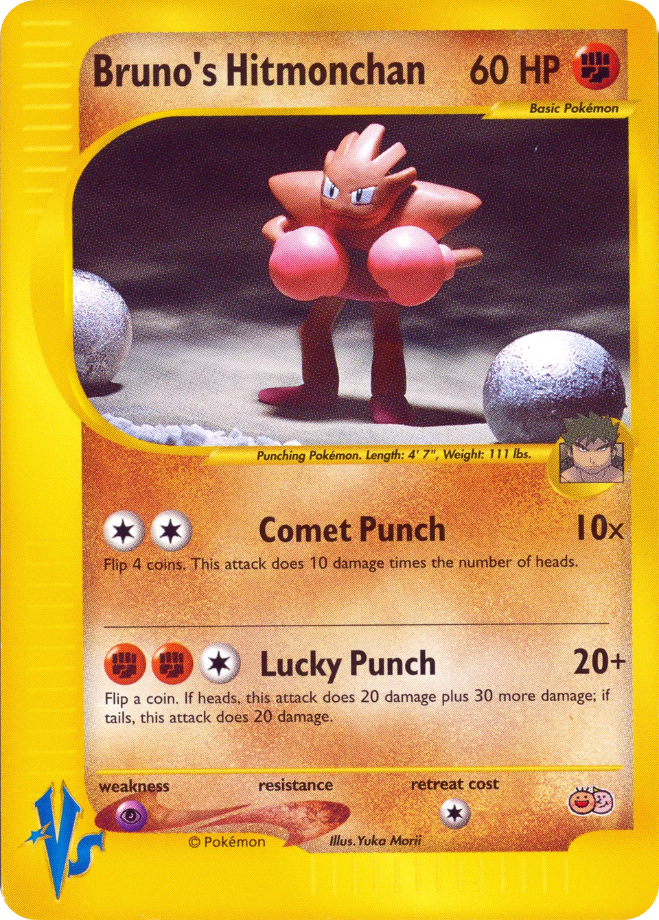 Bruno's Hitmonchan 011 — Tropical Mega Battle (English Pokémon TCG card)