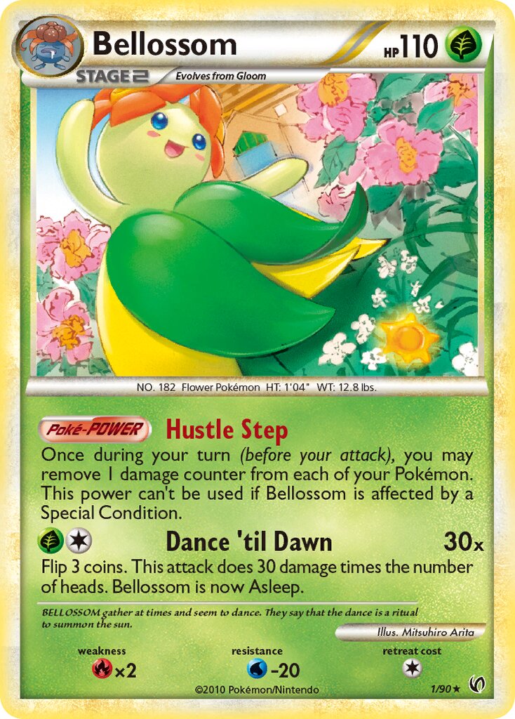 Bellossom 001 — Undaunted (English Pokémon TCG card)