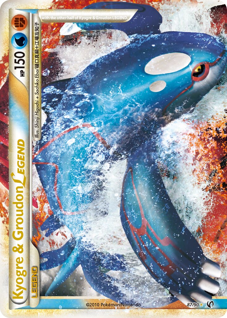 Kyogre & Groudon Pokémon TCG cards