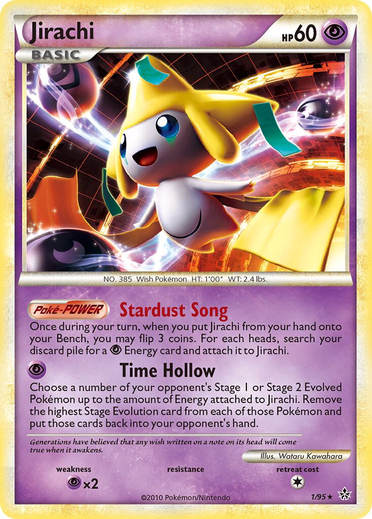 Jirachi 001 — Unleashed (English Pokémon TCG card)