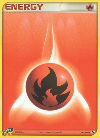 Fire Energy 010/25 — WC Deck 2004 (Blaziken Tech) (English Pokémon TCG card)