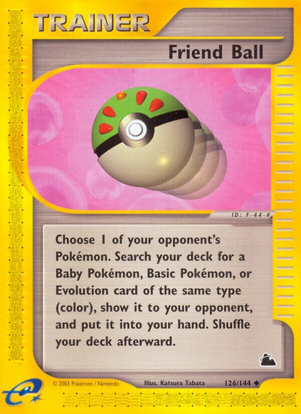 Friend Ball 012/25 — WC Deck 2004 (Blaziken Tech) (English Pokémon TCG card)