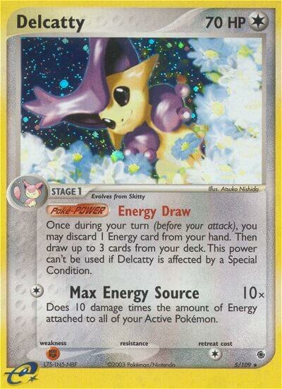 Delcatty 005/25 — WC Deck 2004 (Blaziken Tech) (English Pokémon TCG card)