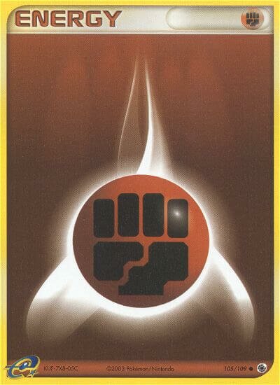 Fighting Energy 010/22 — WC Deck 2004 (Magma Spirit) (English Pokémon TCG card)