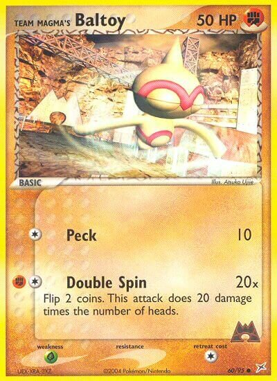 Team Magma's Baltoy 060/22 — WC Deck 2004 (Magma Spirit) (English Pokémon TCG card)