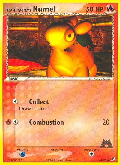 Team Magma's Numel 064/22 — WC Deck 2004 (Magma Spirit) (English Pokémon TCG card)