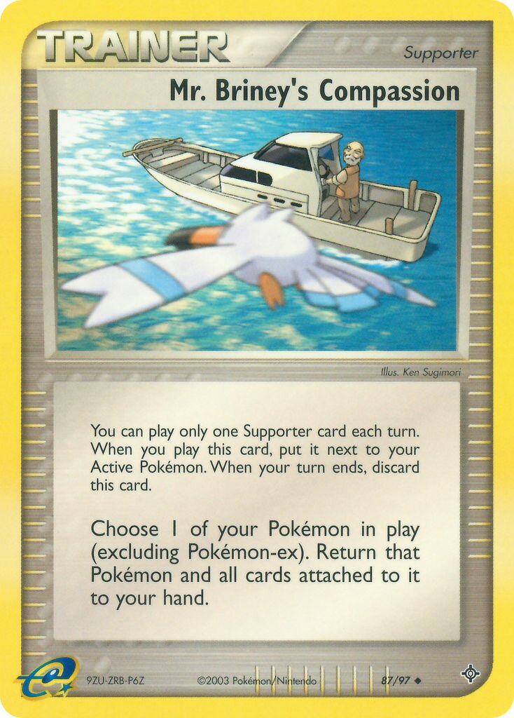 Mr. Briney's Compassion 087/22 — WC Deck 2004 (Magma Spirit) (English Pokémon TCG card)