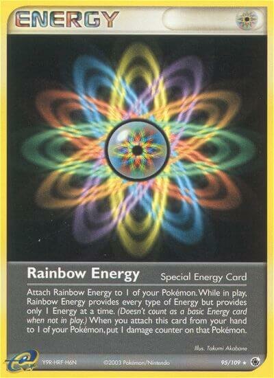 Rainbow Energy 095/22 — WC Deck 2004 (Magma Spirit) (English Pokémon TCG card)