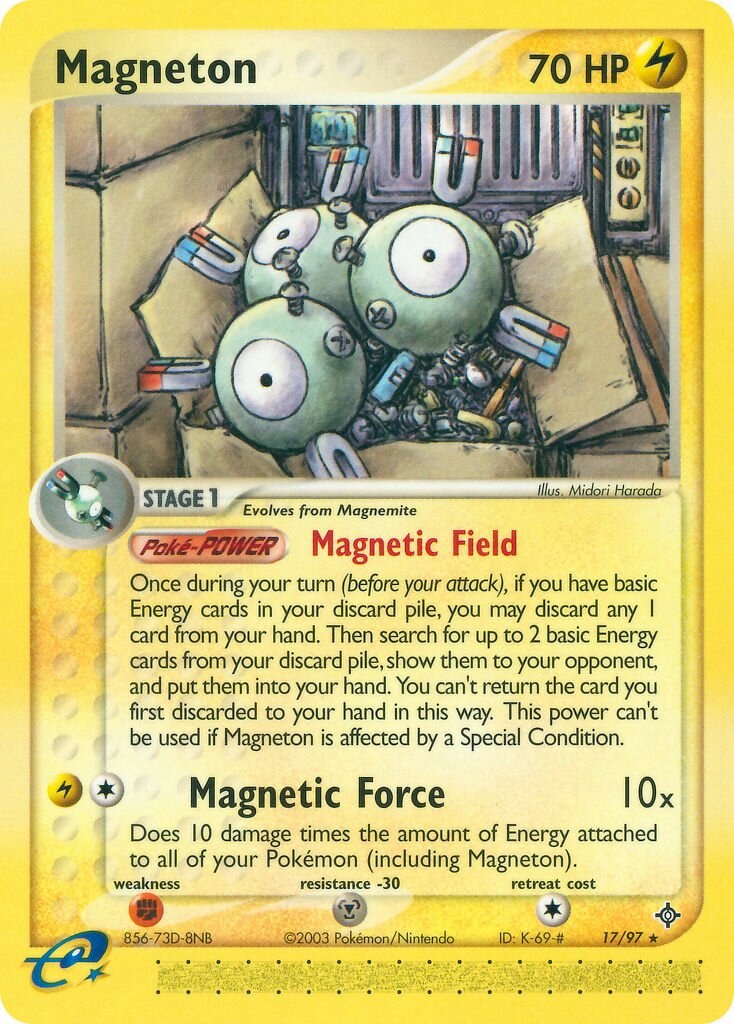 Magneton 017/25 — WC Deck 2004 (Rocky Beach) (English Pokémon TCG card)
