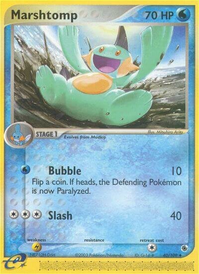 Marshtomp 040/25 — WC Deck 2004 (Rocky Beach) (English Pokémon TCG card)