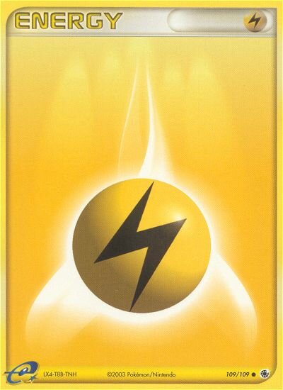 Lightning Energy 010/24 — WC Deck 2004 (Team Rushdown) (English Pokémon TCG card)