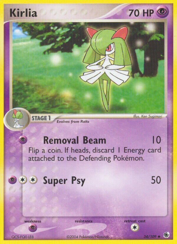 Kirlia 034/24 — WC Deck 2004 (Team Rushdown) (English Pokémon TCG card)