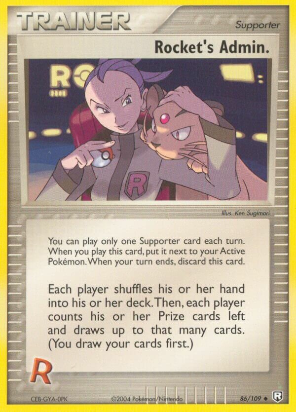 Rocket's Admin. 086/26 — WC Deck 2005 (Dark Tyranitar) (English Pokémon TCG card)