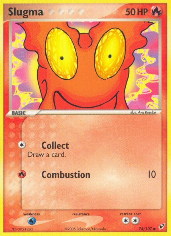 Slugma 074/25 — WC Deck 2005 (King Of The West) (English Pokémon TCG card)