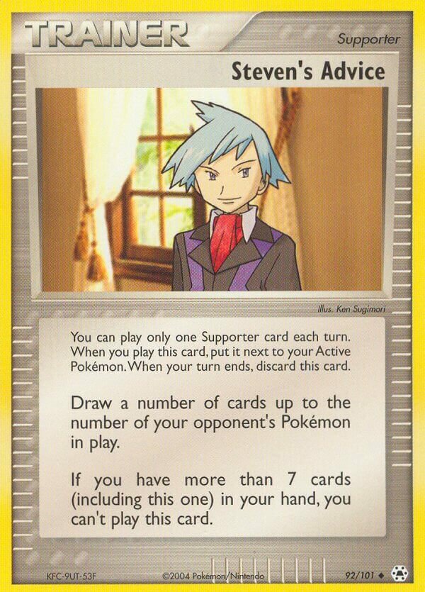 Steven's Advice 092/25 — WC Deck 2005 (King Of The West) (English Pokémon TCG card)