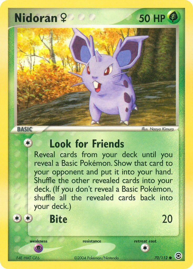 Nidoran ♀ 070/20 — WC Deck 2005 (Queendom) (English Pokémon TCG card)