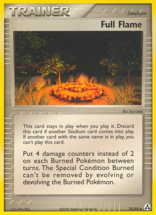 Full Flame 074/27 — WC Deck 2006 (Eeveelutions) (English Pokémon TCG card)